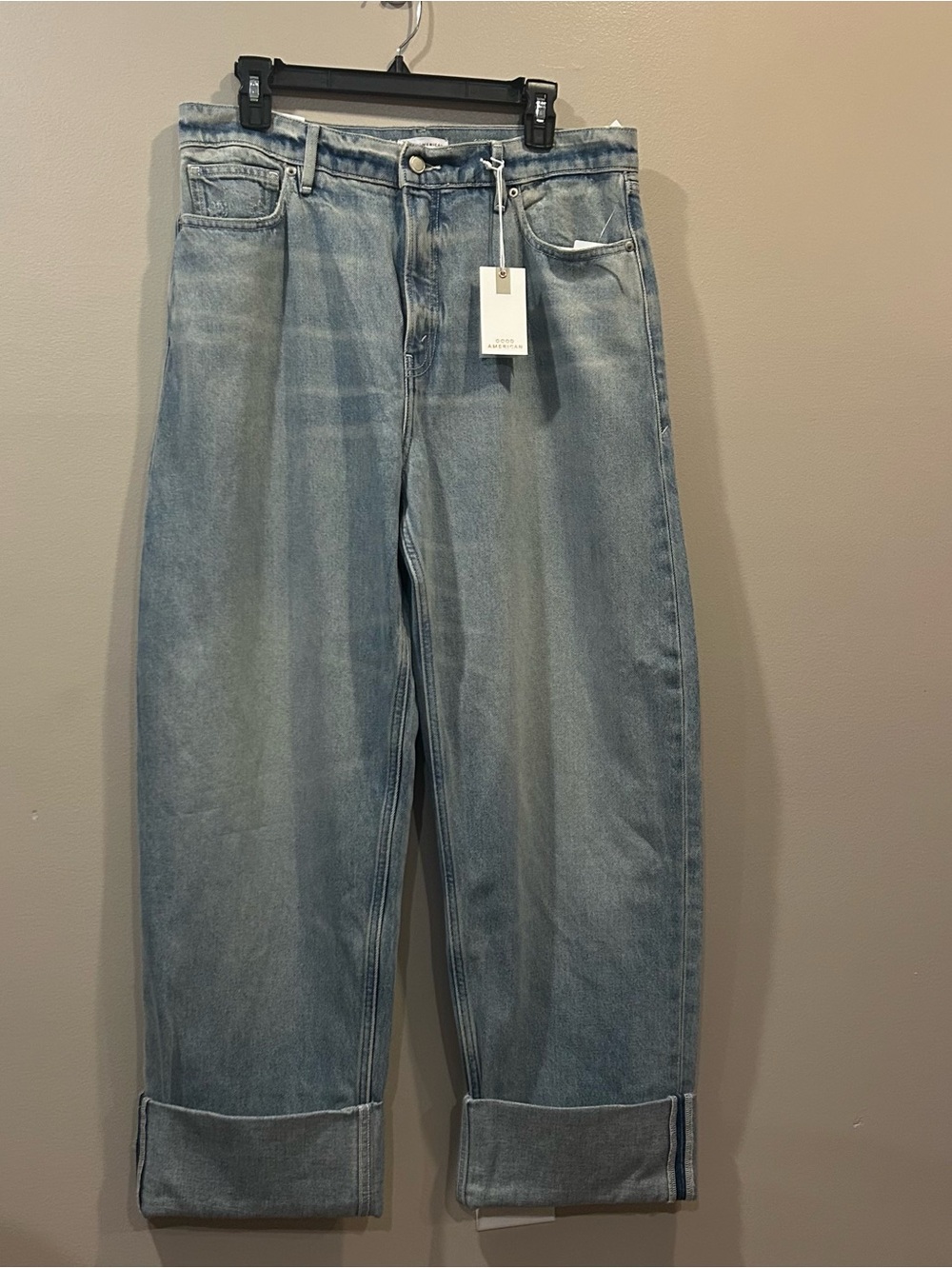 Good American Good Barrel Relaxed Jeans